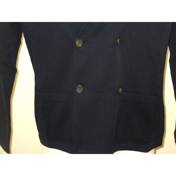 OOBE Brand Men's East Bay Cardigan Double Breasted Sweater True Navy Blue NWT - Picture 6 of 7
